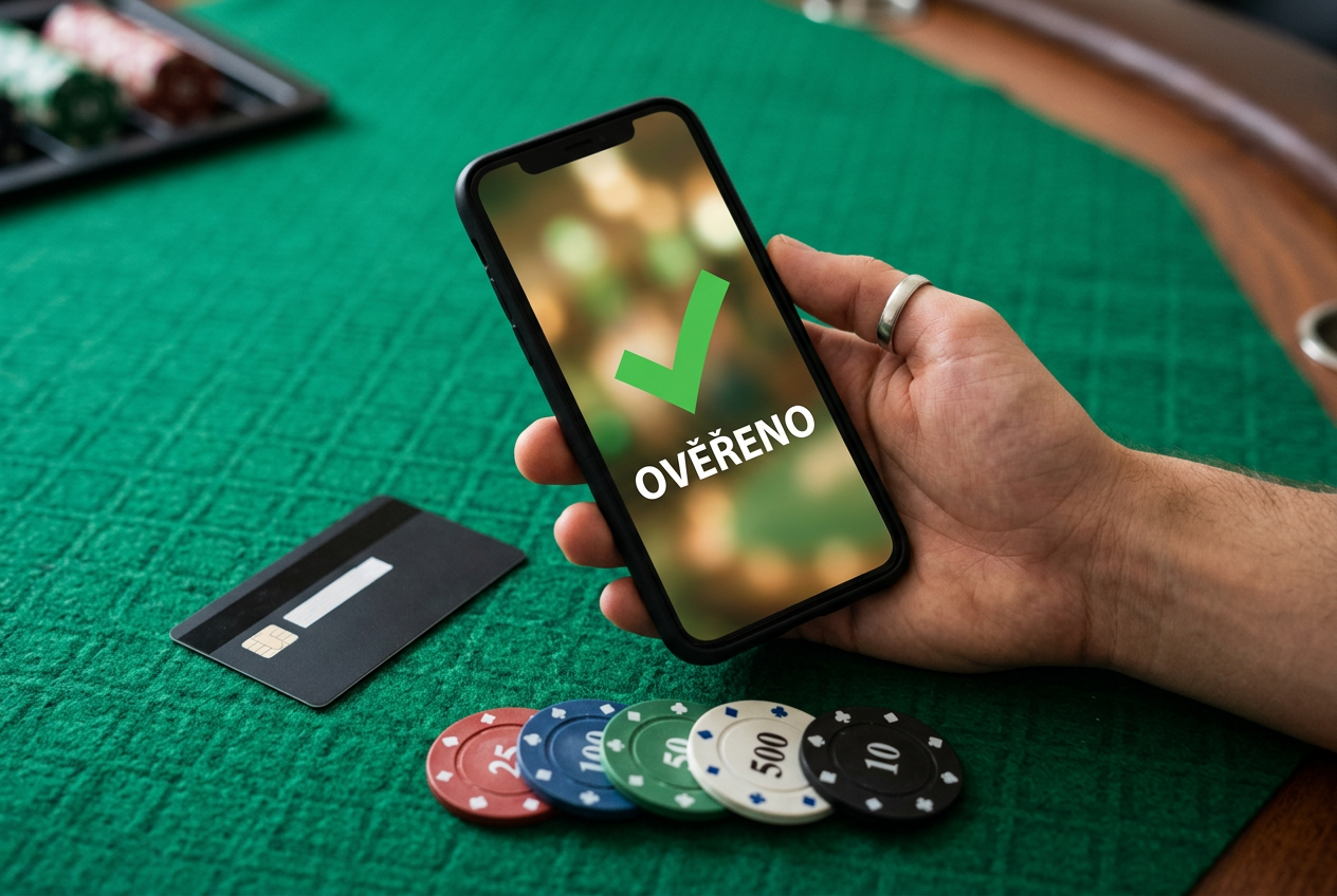 Mobilní verifikace platby v kasinu